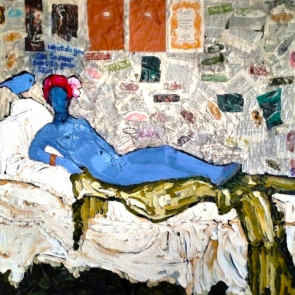 Olympia In Conversation With The Blue Bird - Lee Ann Ormandy Becker